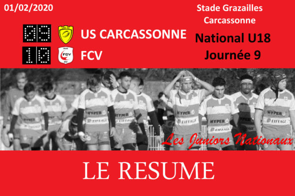 Juniors Nationaux : Carcassonne/FCV - Le Résumé